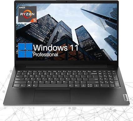 Lenovo V15 Gen 4 Business Laptop, 15.6" FHD Screen, AMD Ryzen 5 5500U, 24GB RAM, 1TB SSD, Webcam, HDMI, Wi-Fi, Windows 11 Pro, Black